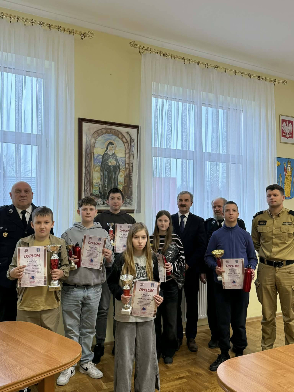 Eliminacje gminne Ogólnopolskiego Turnieju Wiedzy Pożarniczej „Młodzież Zapobiega Pożarom”